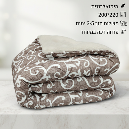 שמיכת צמר יוקרתית