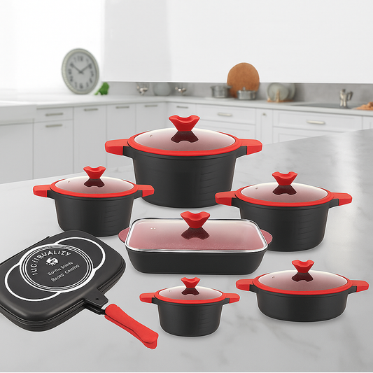 סט סירים פרימיום אולטרא BLACK – חוויית בישול מושלמת